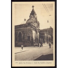 SANTA FE VISTA IGLESIA SAN FRANCISCO BUENA TARJETA POSTAL